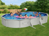 Bestway Swimming Pool 610 x 366cm Steel Frame Round Pool Set w/ Filter Ladder BW-POOL-OV-610-56370