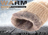 Pack of 3 pairs - Warm gloves for women - Extra thick - Knitted imitation - Suitable for cold V1188-ZXY-117-0028