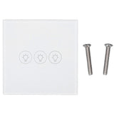 WiFi Touch Light Switch Voice Control Dimmable Smart Wall Touch Switch with Timer for Tuya 90250V V1294-YM0718-3119210330711
