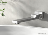 Cefito Bathroom Mixer Spout Wall Bath Tap Square Swivel Bathtub Chrome TAP-A-SPOUT05-SI