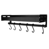Wall Mounted Spice Rack Organizer Seasoning Jar Bottle Cans Holder Rack Kitchen Utensilswith Rod V1294-YM0901-3118200221112
