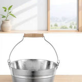 Metal Pail for Flowers Rustic Flower Bucket Gardening Plant Decor 1Pack V1370-AZ4-14804