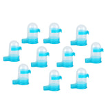 10Pcs Plastic Automatic Bird Food Feeder Hanging Bird Water Dispenser for Parrots Hamster V1294-YM0710-3111210212511