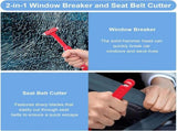 1 Pcs Car Safety Hammer, Car Window Glass Breaker, Seatbelt Cutter, Car Emergency Escape Hammer, V1370-AZ4-25455