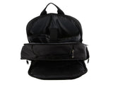 Pierre Cardin 30L Large Padded Backpack Bag w 13" Laptop Sleeve Travel Luggage - Black V563-PC-2649-BLK
