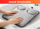 Grey Portable Versatile USB Electric Foot Warmer Heated Seat Pad Set with 4 Temp Levels & 4 V888-ELOSUNG49835