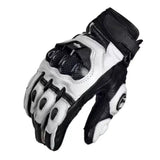 Men's Genuine Leather Motorcycle Riding Gloves High Quality Protective Racing Gear V1366-AZ2-W-18263