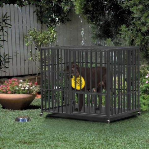 46 XXL Heavy Duty Dog Cage Jumbo Large Pet Kennel on Wheels V178-66728