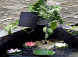 Circle Solar Fountain Pump with 6 Nozzles Water Feature V1263-JX-5563
