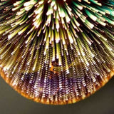 Moravian Glass Oval Pendant Light - Chrome V558-LL002PL026CH