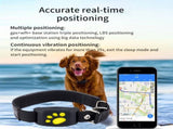 Pink Real-Time Pet GPS Tracker Locator - Magnetic Charging, Multi-Mode Positioning for Dogs & Cats V888-ELOSUNG24650