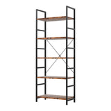 Levede 5-Tier Industrial Bookshelf Bookcase 157.5cm CH1155-5