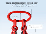 Chain, 8 mm x 300 cm Lifting Chains with Hooks, G80 Engine Chain Hoist Lifts, 5 Ton Lifting V952-DGDLHHMGFH1JG4PKZV0