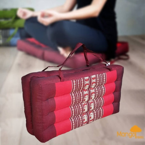 2-Fold Meditation Cushion Yoga Mat RedEle V574-TTP2SEATREDELE