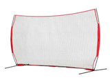 Barricade Backstop Net, 12x9 ft Ball Sports Barrier Netting, Portable Practice Equipment with Carry V952-DQW129YC0000YT8NIV0
