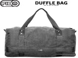 FIB 52cm Canvas Travel Duffle Bag Casual Duffel - Black V563-A1205C-BLACK