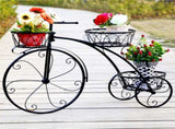 3 Tier Bicycle Style Flower Pots Indoor Outdoor Garden Shelf Rack Metal Plant Stand Au V767-XJJ280-V2