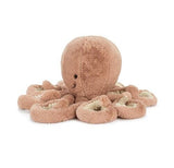 Brown Octopus Plush Toy - Soft Short Plush Stuffed Animal Perfect Birthday/Christmas/Party Gift for V1107-CS-ZYGZ
