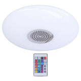 24W E27 RGB Color Changing Music Lamp with Remote Control Smart Music Speaker Ceiling Light 85265V V1294-YM0715-3119210312711
