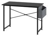 Levede Computer Desk Study Table with Storage Bag Home DH1058-BK-AU