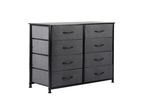 Levede Storage Cabinet Tower Chest Dark Grey CH1049-DG_NZ
