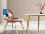Artiss Dining Chairs Set of 2 Fabric Retro Replica DSW BA-BB-DSW-56FBX2