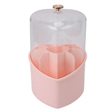 8Pcs Makeup Brushes with Rotating Brush Container Cosmetics Brushes Holderganizer with Clear Lid V1294-YM0901-3117240236412