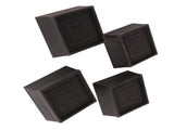 Furniture Riser 2 Inch Stackable TPU Square Desk Riser Heavy Duty Waterproof Anti Slip Black V1294-YM0714-3113210209411