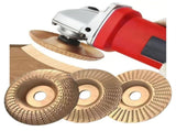 Pro-Grade Wood Cutting Discs, 3Pcs Stump Grinder for Wood Carving, Woodworking Angle Grinder V1192-AZ-W-17631