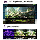 30cm Adjustable Reptile 5.0UVA UVB Lamps LED Light for Reptile Tanks Pet Lighting System V201-FBA0530BL8AU