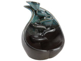 Ceramic Incense Holder Censer Smoke Backflow Incense Burner Decor Ornament V1294-YM0901-JY24073