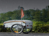 Bike Cargo Trailer, 88/100/160 lbs Load Capacity, Heavy-Duty Bicycle Wagon Cart, Foldable Compact V952-CGKHZHJG100BMFBKOV0