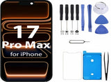 iPhone 17 Pro Max Screen Replacement, 6.9 Inch Incell LCD Display Touch Screen Digitizer, Comes with V1293-0716671404459