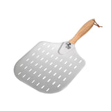 Stainless Steel Pizza Transfer Spatula with Solid Wood Handle for Easy Pizza Baking and Serving, V1192-AZ-W-24514