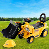 Keezi Ride On Car Toys Kids Excavator Bulldozer Sandpit Digger Car Pretend Play PLAY-CAR-BULLDOZER