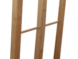 CARLA HOME Bamboo Towel Bar Holder Rack 3-Tier Free Standing for. Towel Racks. Towel Rail V178-36011
