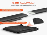 Flood Barrier, 10 Pack, 1530 x 210 mm Flood Bags with Bucket, Reusable Water Absorbent Barrier V952-FHPZTSJHFHT1MW0WV001V0