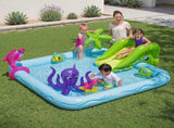 Bestway Kids Pool 239x206x86cm Inflatable Above Ground Play Pools 308L BW-POOL-PLAY-53052-BU