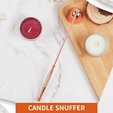 Candle Accessory Set 4 in 1, Wick Trimmer, Cutter, Snuffer Kit, Dipper for Scented Lover, Care V1188-WSZ-A-2220