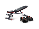 Powertrain 48KG Adjustable Dumbbell Set with FID Weight Bench BF1-24-RD-2-01B
