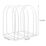 Iron Hat Display Stand Rack for Home Use, Table Storage Organizer, 1 Set V1366-AZ2-W-19615