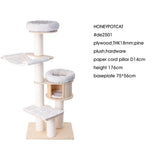 HONEYPOTCAT Signature Solid Wood Cat Tower - 175.5cm V390-DE2501