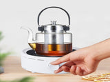 Silent Electric Tea Stove Small Ceramic Hot Plate for Boiling Water Making Coffee Knob Adjustment CN V1294-YM0703-3113230062611