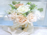 Wedding Bridal Hand Bouquet Home Decoration Fake Flower Silk Flower Artifical Decorative Bouquet V1294-YM0523-220328DY02-1