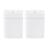 Artiss Rubbish Bin 12L 2-Pack Sensor Kitchen Automatic Motion Touchless White WAB-SR-PL-12LX2-WH