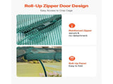 Crop 2.48 x 1.2 x 1.2 m Plant Protection Tent with Zippered Door, Wind-Resistant Tall Crop V952-ZZBHZ1PCS984ZQZ2F001V0