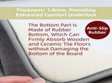 Dark Brown Ultra-Absorbent Non-Slip Thickened Bath Mat - Luxurious Durable Soft Floor V888-ELOSUNG39988
