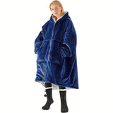 Wearable Zipper Blanket Super Soft Flannel Warmth V728-LP601099533072692