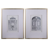 Ornate Doors Fake Pencil Wall Art 90cm V637-20877