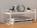 Desktop Bookshelf Organizer Desktop Organizer Office Storage Rack Warm White Simple Style V1294-YM0521-3117220297011